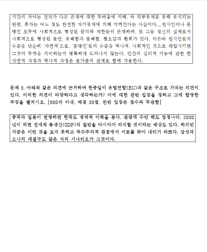 한예종 2012 입학시험 | 인스티즈