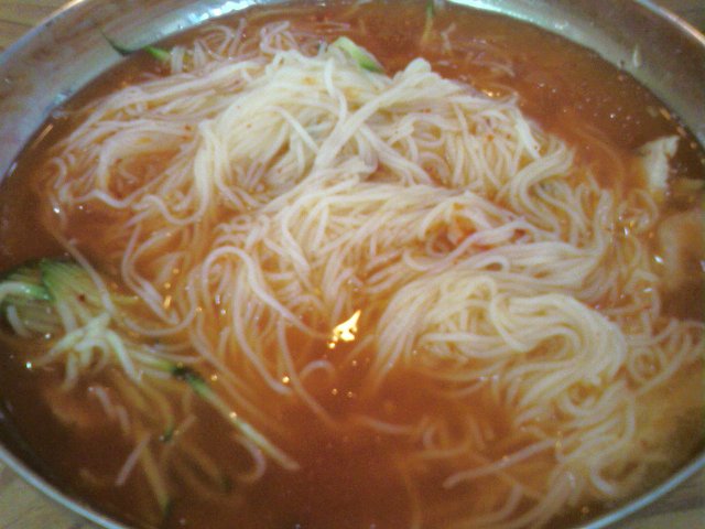 진주밀면 이미지