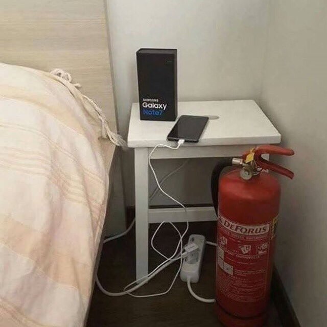 해외 곳곳에서 갤노트7 조롱 패러디.JPG | 인스티즈