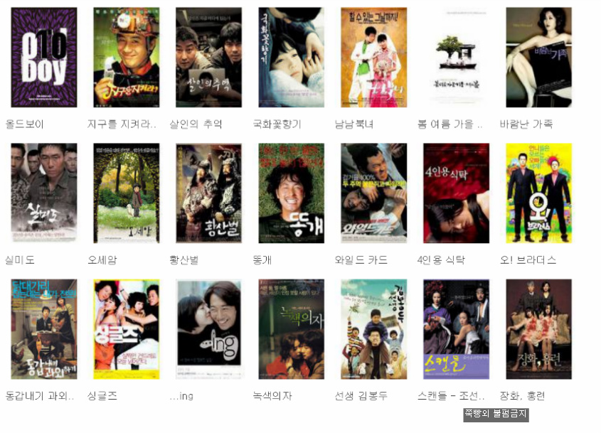 한국영화 황금기라 불리는 2003년도 본인은 몇편봄?? | 인스티즈
