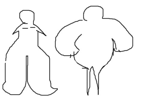 상체 얇고 하체 뚱뚱하기vs상체 뚱뚱하고 하체 가늘기 | 인스티즈