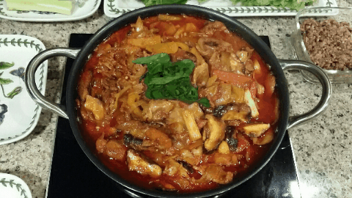 매콤달콤 오리주물럭 움짤 gif | 인스티즈