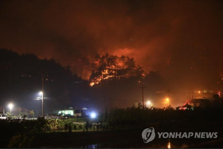 강릉·삼척 산불 진화 재개…헬기 40대·인력 8천명 투입 | 인스티즈