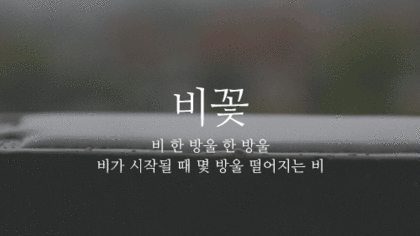 무더위에 지친 여시에게 내릴 비 골라보기.gif (우리나라 비의 의인화ver) + 소나기 추가 | 인스티즈