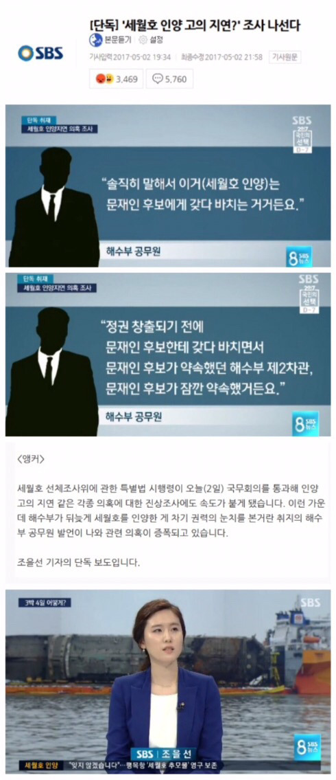 뭔가 냄새가 나는 문재인-세월호 엮기 사건.jpg | 인스티즈