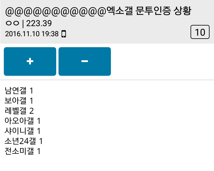 현재 트와이스 갤러리 상황.....jpg | 인스티즈
