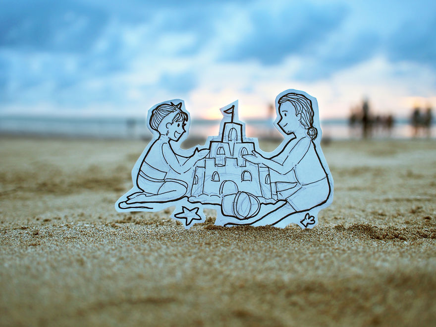 여행을 즐기는 그림 낙서 | 인스티즈