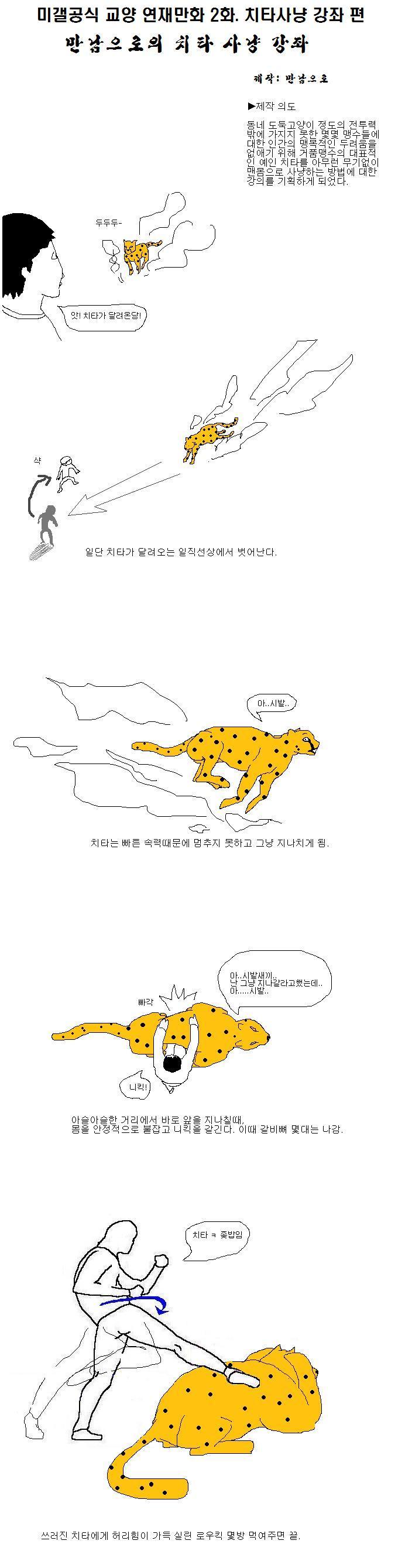 치타vs인간 인간이 이길 수 있을까? | 인스티즈