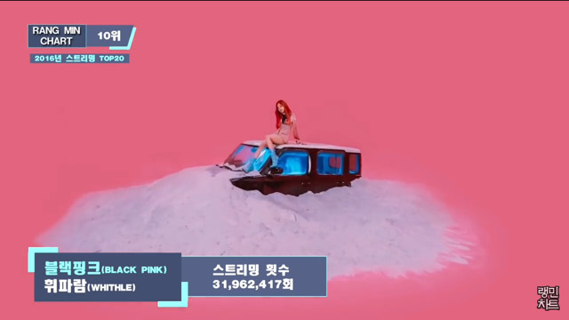 걸그룹 2016년 스트리밍횟수 TOP20 | 인스티즈