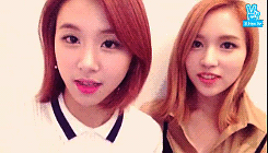[트와이스] 대표 케미 미챙(미나+채영) 달달한 분위기 짤들.gif | 인스티즈