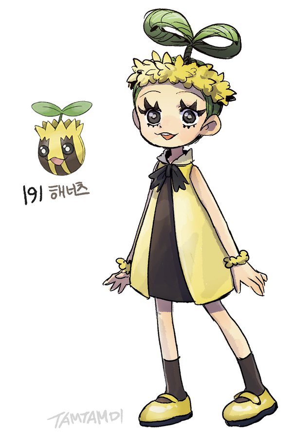 포켓몬을 의인화 한다면? -2세대 포켓몬 일러스트 | 인스티즈