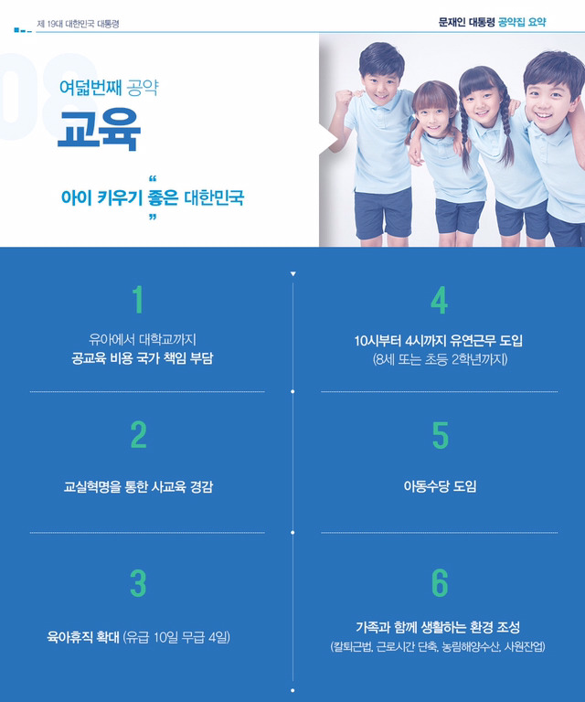 제 19대 대한민국 문재인 대통령 공약집 요약 | 인스티즈