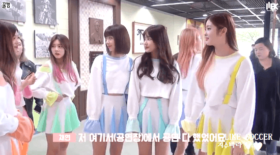 [다이아] 161014 모교방문 비하인드 움짤 gif | 인스티즈