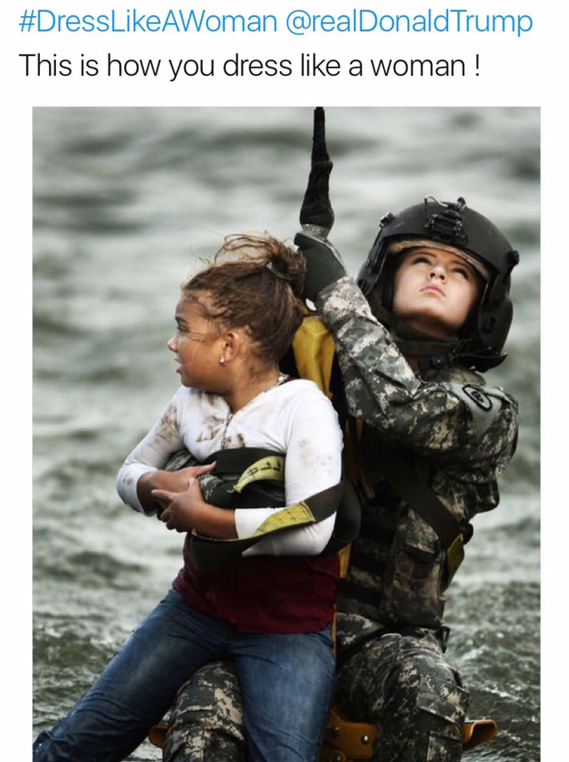 트럼프가 여성 행정직원들에게 "여자답게 입으라"는 지시를 내려서 트위터에 #DressLikeAWoman 해시태그가 돌고있음 | 인스티즈