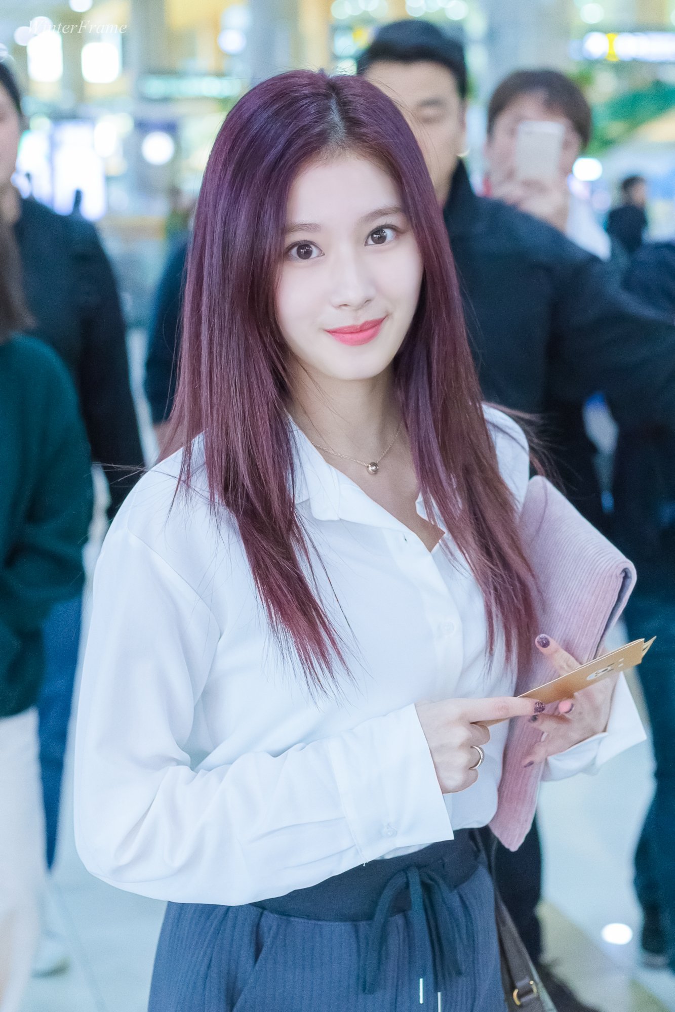 머리색바꾼 트와이스 사나.jpg | 인스티즈