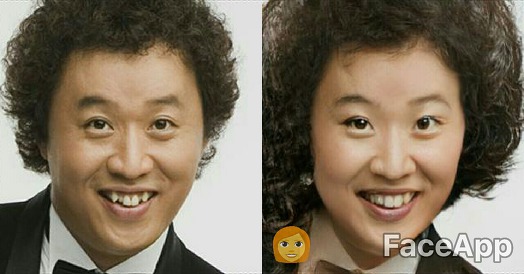 사진어플의 성전환 효과로 유명인을 성전환 시켜 보았다 | 인스티즈