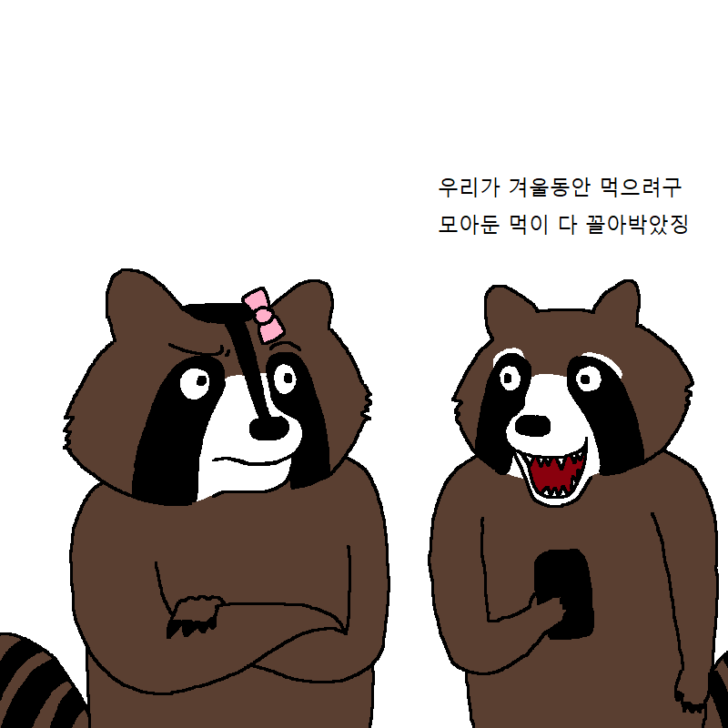 가상화폐 투자했다가 강제 존버하는 너구리 | 인스티즈