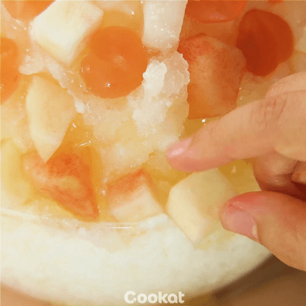 복숭아빙수 만드는과정 | 인스티즈