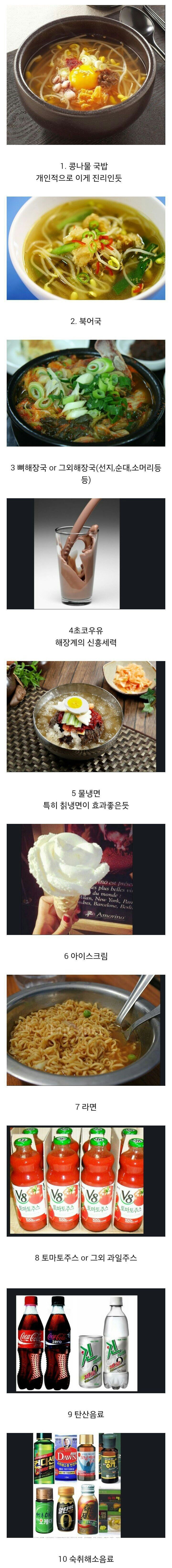 술 마신 다음날 본인이 해장하는 방법은???.jpg | 인스티즈